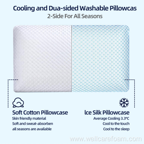 Customizable purple wedge pillow